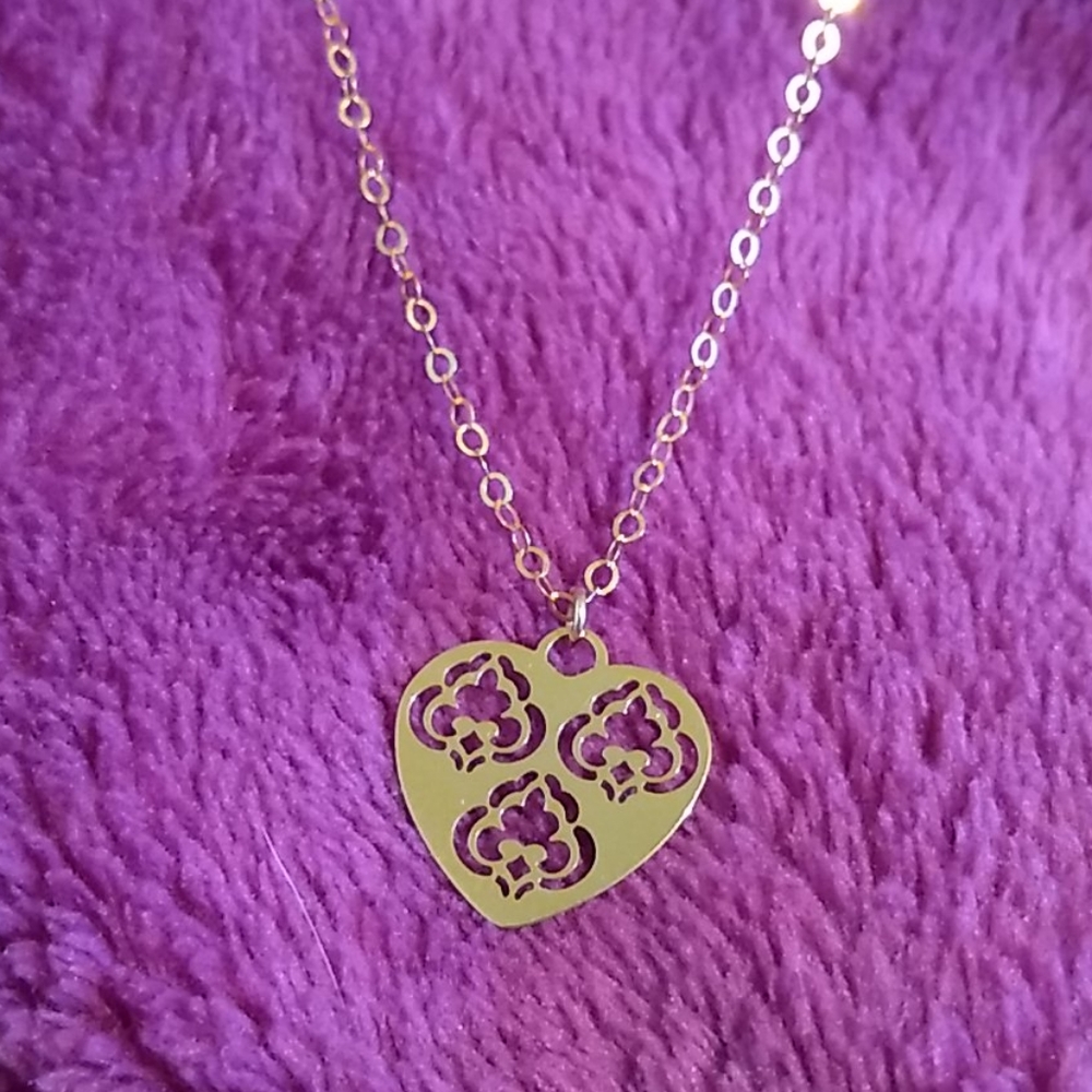 14k Yellow Gold Heart Pendant ❤